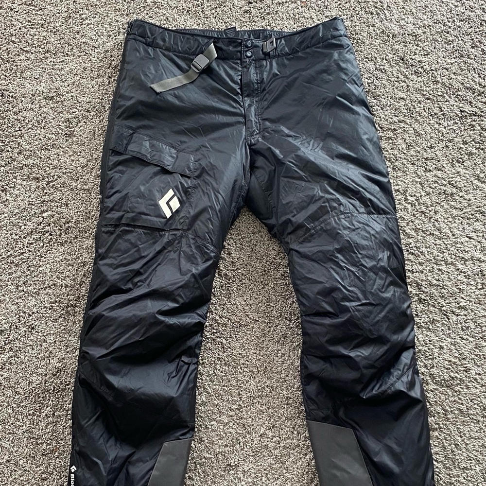 Black Diamond Down Pants